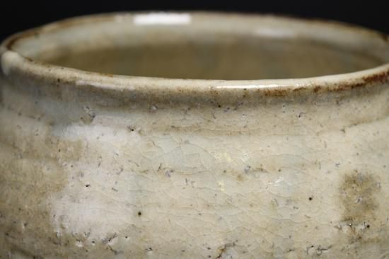 岡部嶺男／粉引塩筍茶盌 OKABE Mineo / Kohikishioge chawan