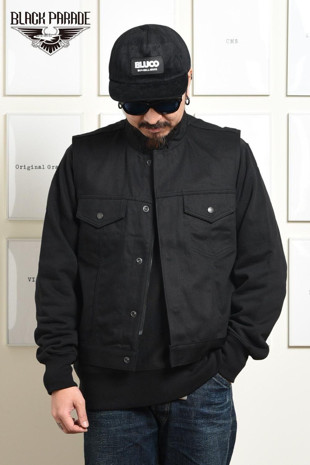 BLACK PARADE(ブラックパレード) デニムベスト Shorty Denim Vest 通販