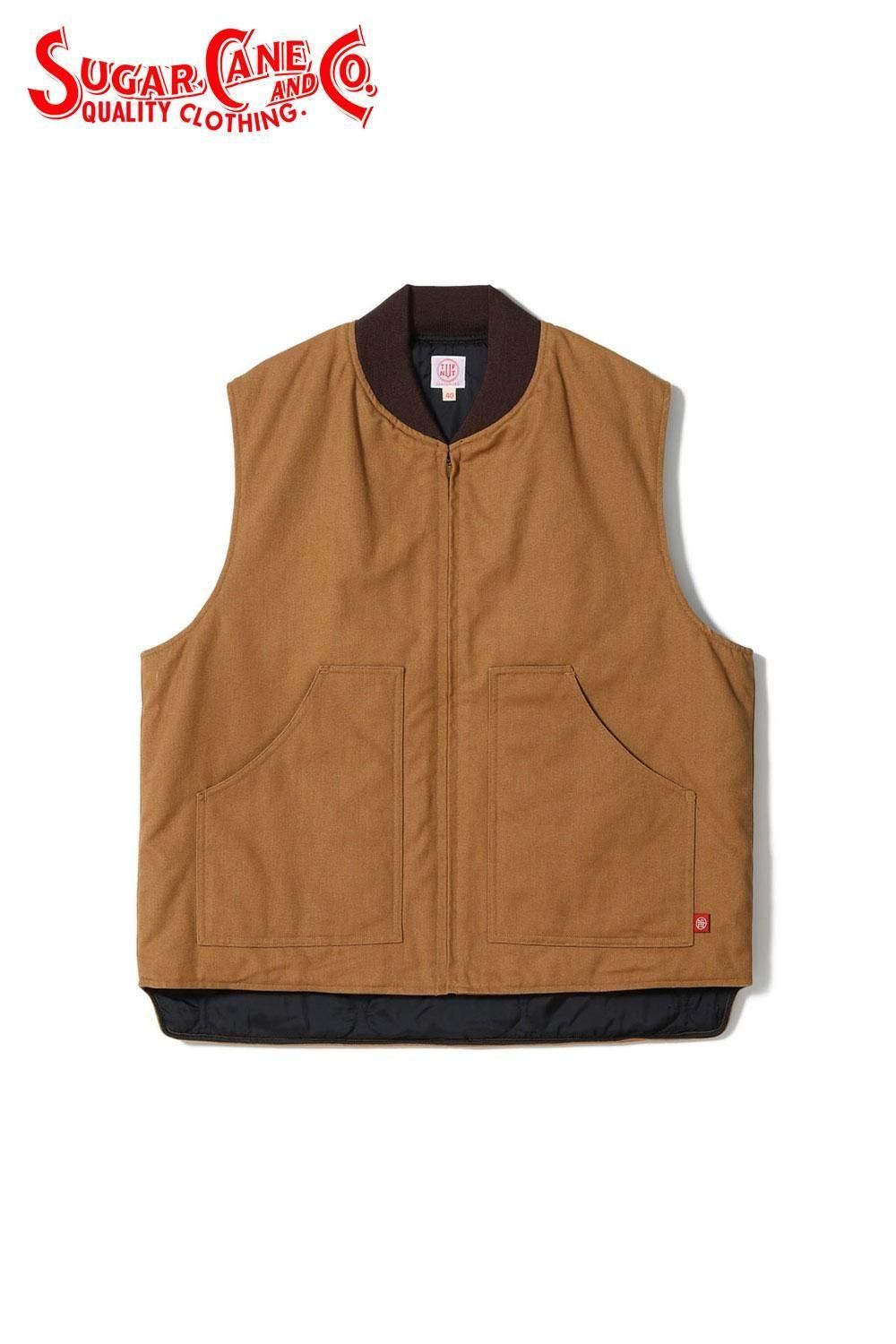 SUGAR CANE(シュガーケーン) ワークベスト TUF-NUT COTTON DUCK WORK