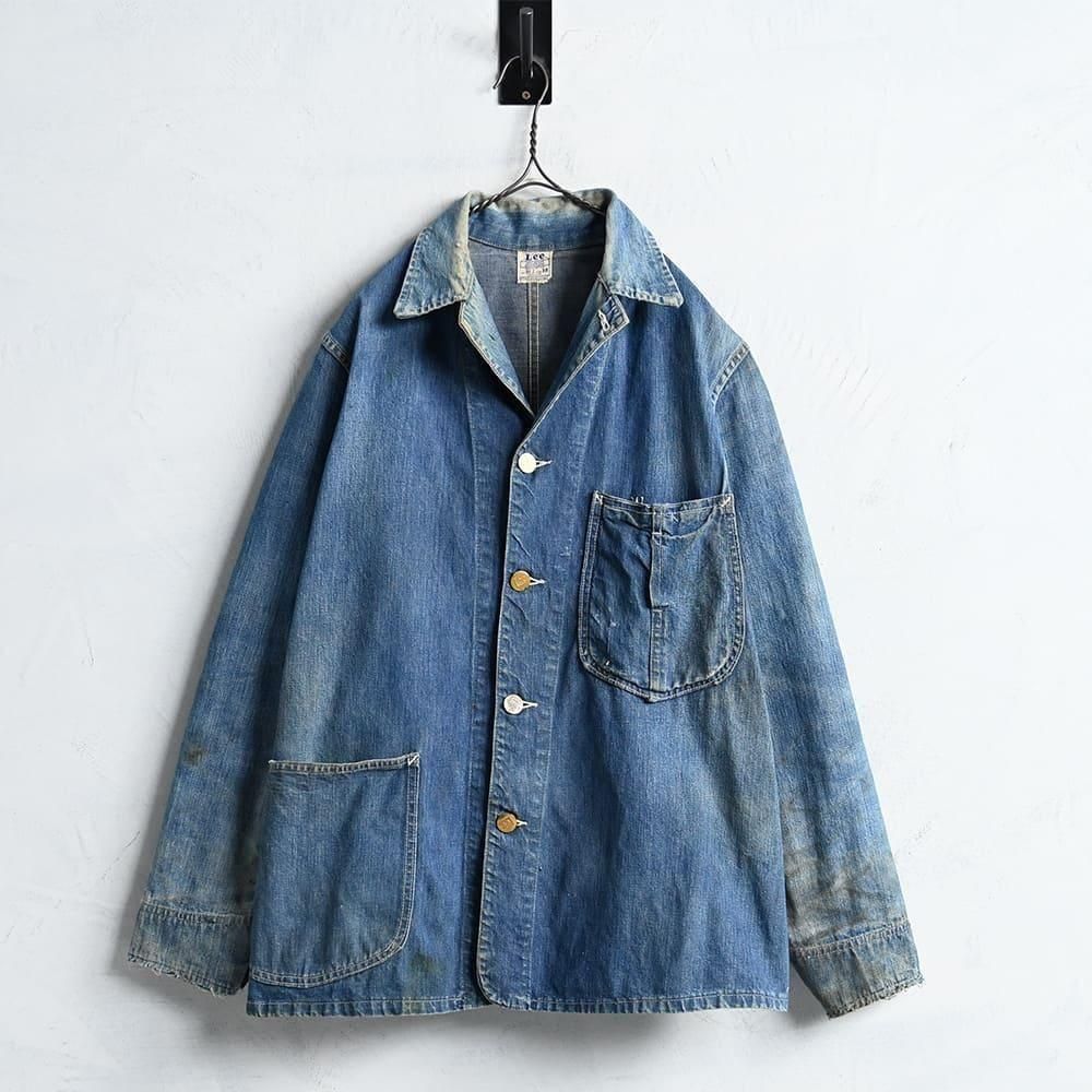 WW2 Lee S91-J DENIM COVERALL with CRAZY POCKET（1940'S/SZ 38