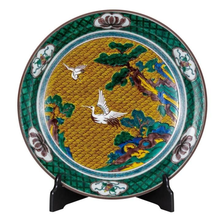 12号飾皿 吉田屋鶴