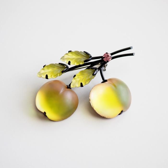 AUSTRIA（オーストリア）☆フルーツ・フロストガラス ライムグリーン