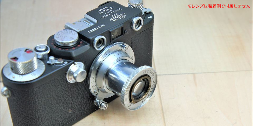 後塗りブラック♪バルナックライカIIIf（3f）RD後期 オーバーホール済み