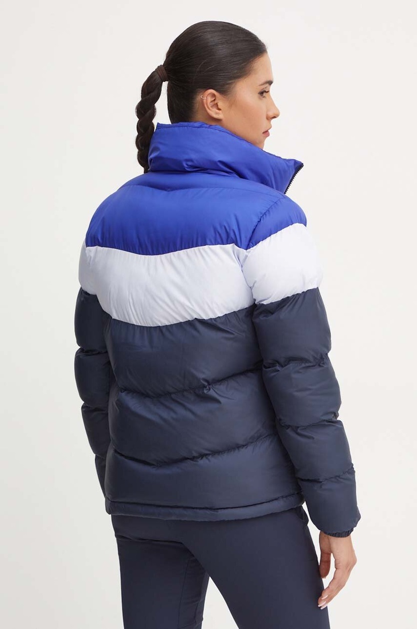 Columbia jacket Puffect Colorblock women's navy blue color 2088481