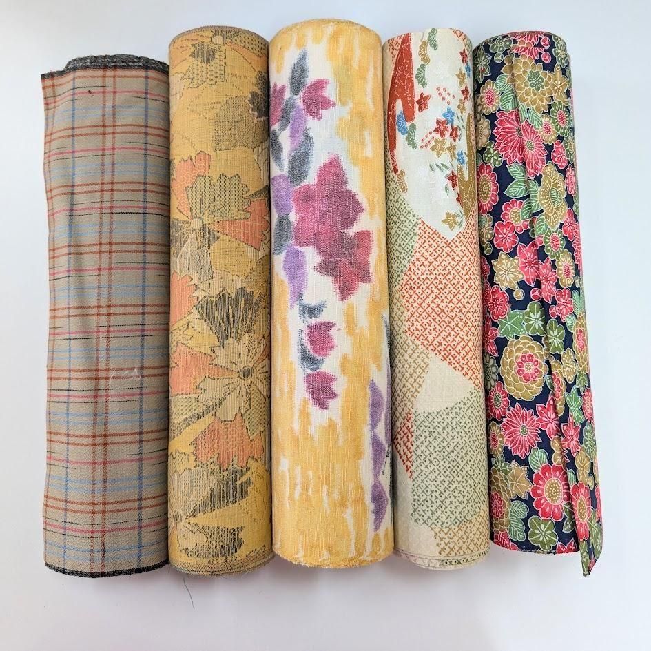 リメイク用 ウール反物 5本セット ｰ着物工房あかりー