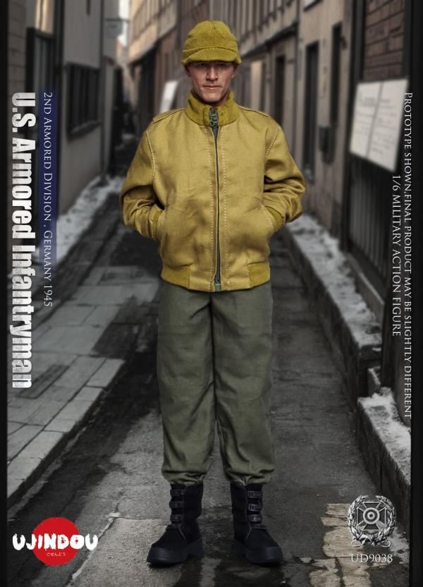 送料無料 1/6 UJINDOU UD9038 第二次世界大戦 米軍装甲歩兵第2装甲師団