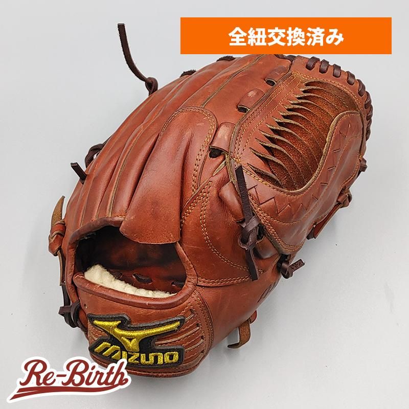 全紐交換済み (高校野球対応)】 ミズノ 硬式グローブ / 投手用 型付け