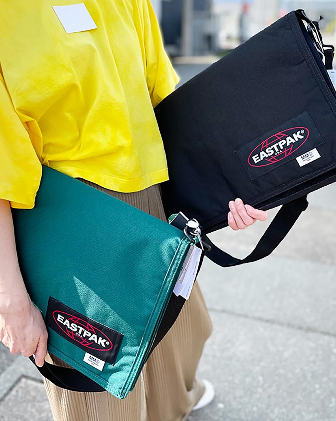 MM6 MAISON MARGIELA × EASTPAK｜CREW XL SHOULDER BAG｜BLACK｜2022SS