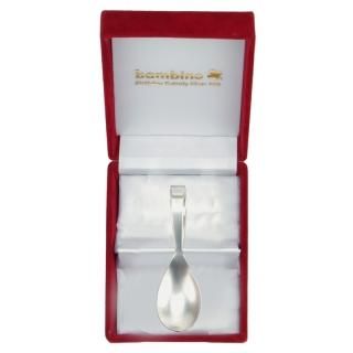 バンビーノ＞純銀ベビースプーン【名入れ可能】|ヨーロッパのお祝いの
