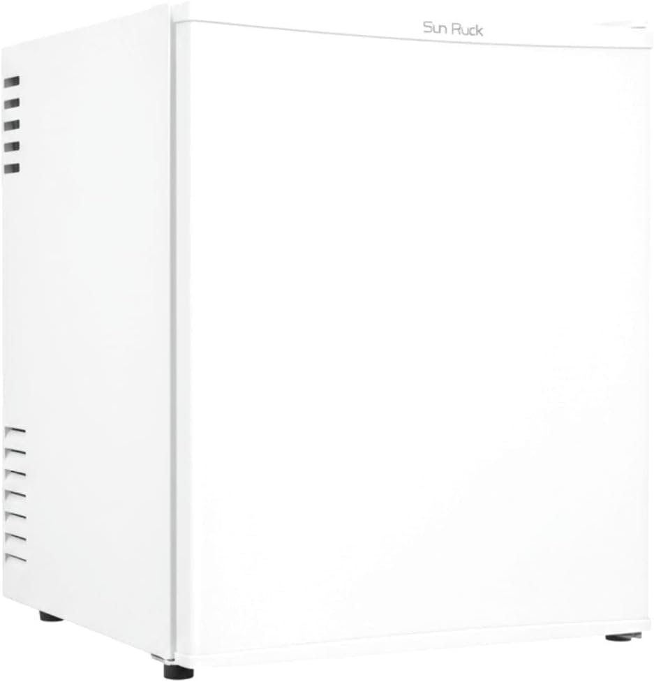 SunRuck 1ドア冷蔵庫 48L ガラス棚 SR-R4805V2-W ホワイト 小型 霜取り