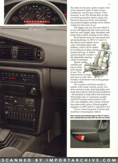 1989 Mazda MX-6 Brochure (Late Version) - ImportArchive