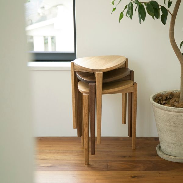 utatane/クラムスツール オーク -【当店限定】理想のスツールできまし