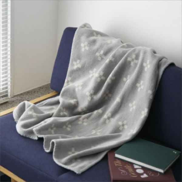 KLIPPAN/シュニールコットン ハーフブランケット -柔らかくてサラサラ
