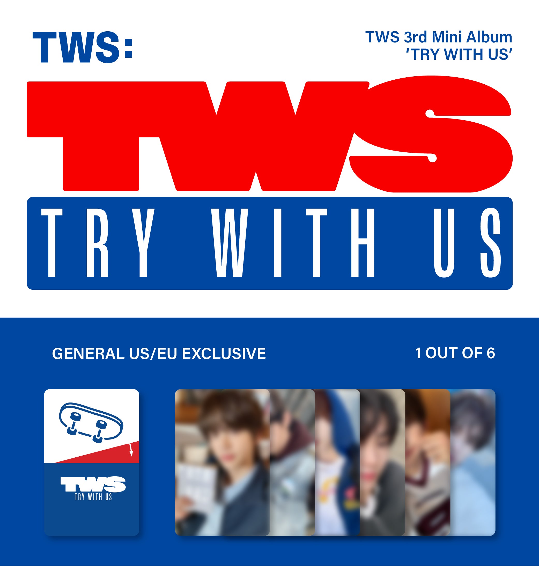 TWS 3rd Mini Album 'TRY WITH US' (boY Ver.) - Interscope Records
