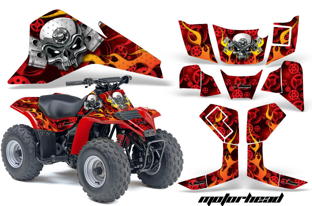 Kawasaki KFX 100 Graphic Kits - Invision Artworks Powersports Graphics