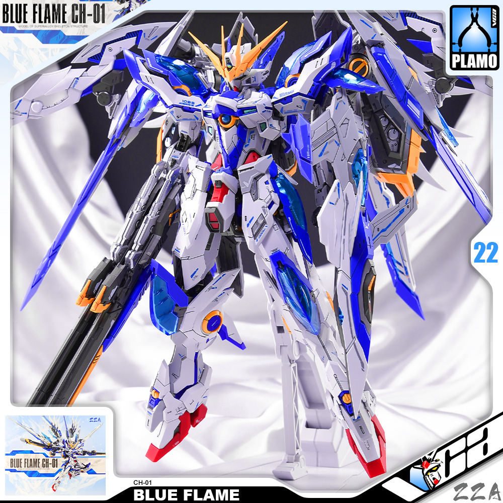 ZZA Model Mecha Plamo CH-01 BLUE FLAME 蓝焰 : Inspired by LnwShop