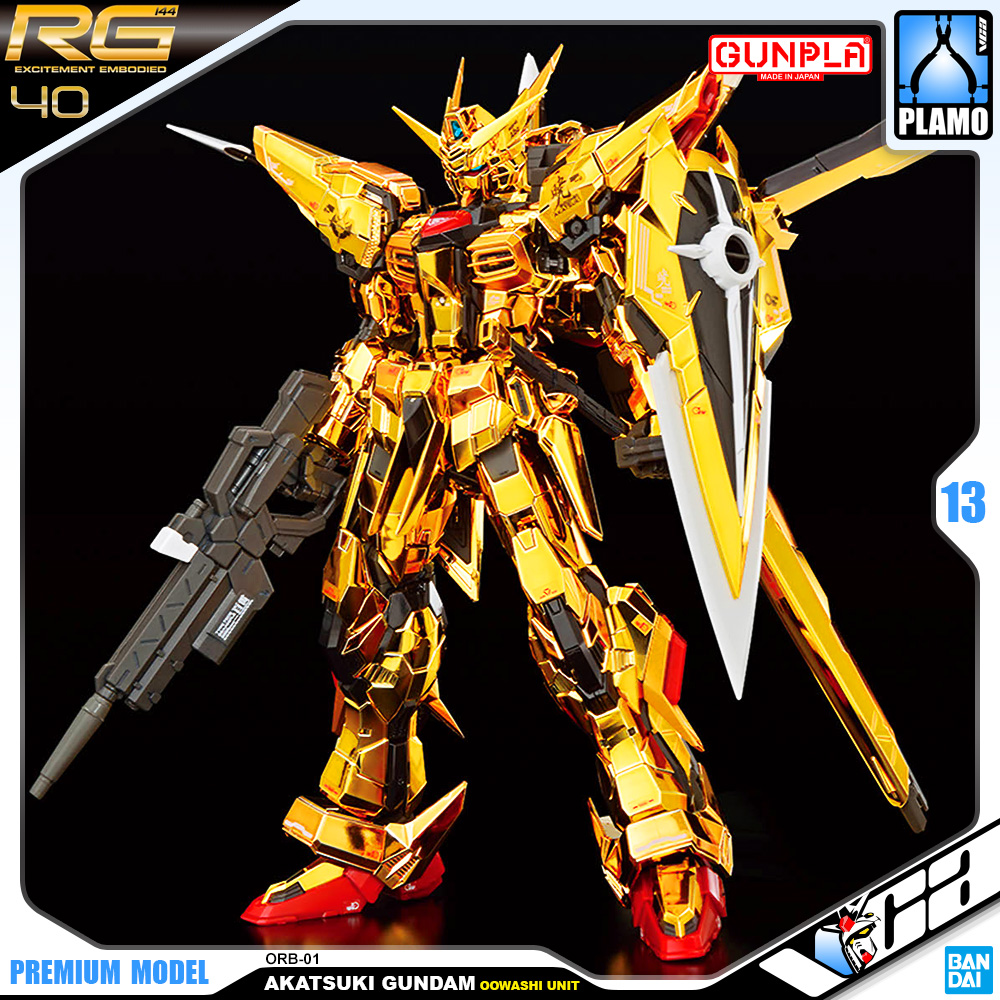 Bandai® Real Grade RG ORB-01 Akatsuki Gundam (Oowashi Unit