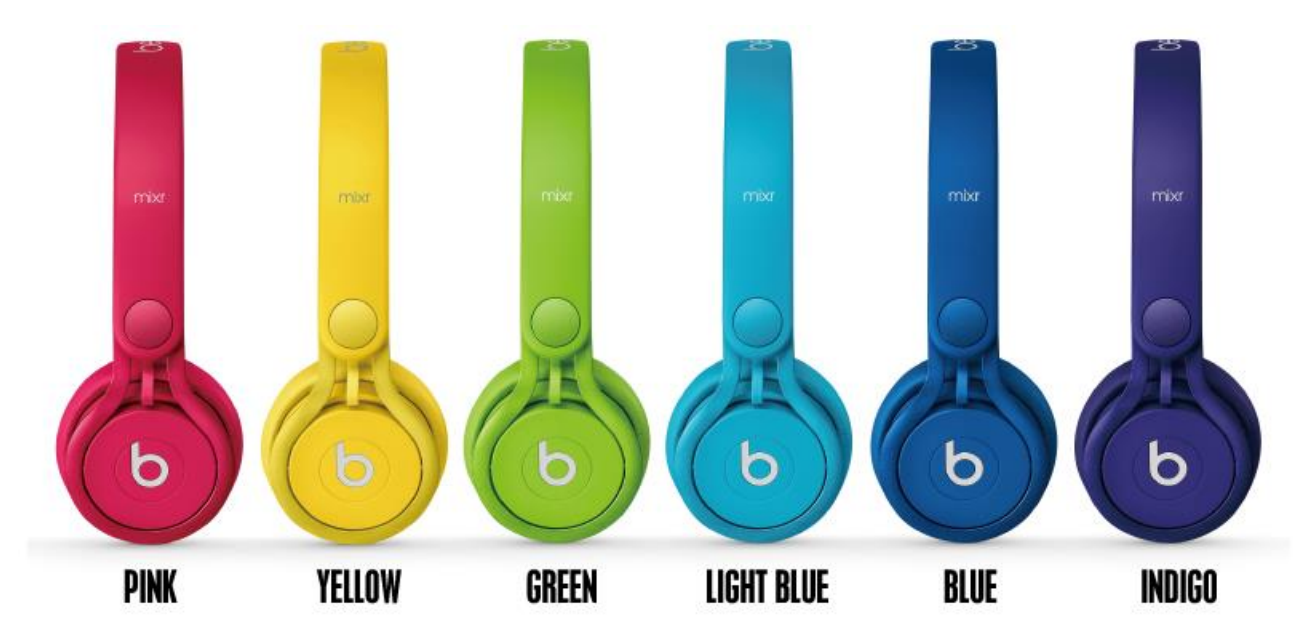 オーバーイヤーヘッドホン Beats by Dr. Dre “Colr Mixr” 発売