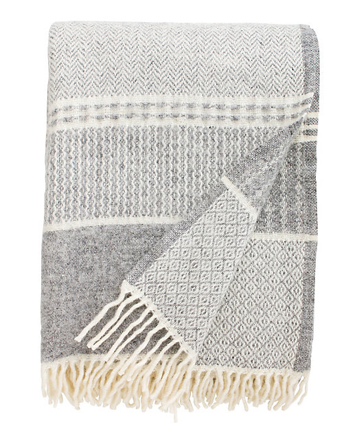 ウールスロー キルト ライトグレー | KLIPPAN/クリッパン | 三越伊勢丹