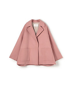 ウールカシミヤビーバー ショートコクーンコート | maison