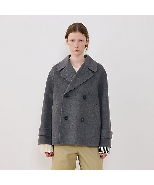 ウールカシミヤダブルフェイス Pコート | GALERIE VIE (Women