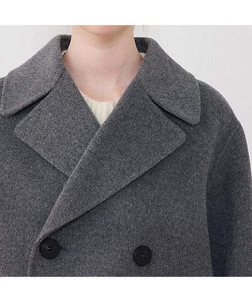 ウールカシミヤダブルフェイス Pコート | GALERIE VIE (Women