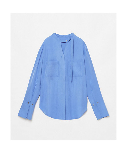 フリュイドオーバーラップブラウス | allureville (Women