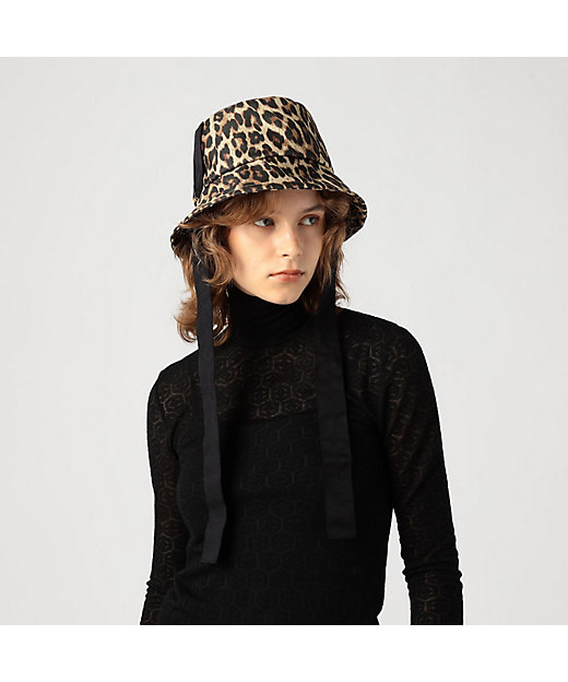 Lola Hats RAIN CAT レオパード バケットハット