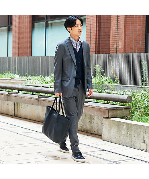 TOMORROWLAND シュリンクレザー トートバッグ