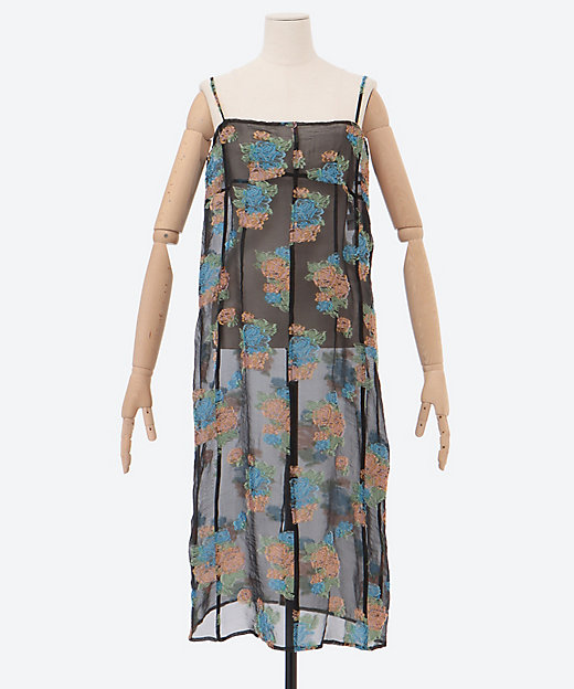FLOWER JACQUARD CAMISOLE ONEPIECE