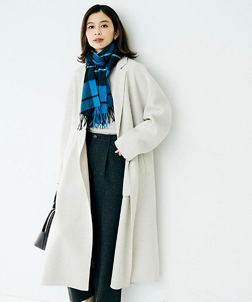 ロング丈／軽やか】テーラード リバーコート（2002507961