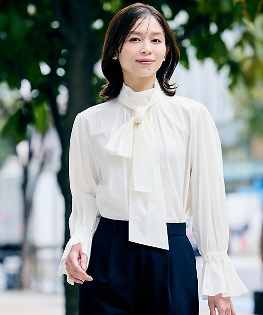 セレモニー／華やか】2WAYボウタイブラウス（2002549676