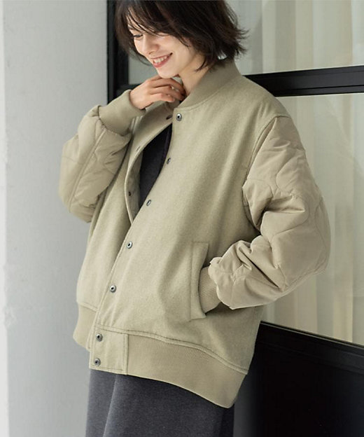 リバーシブル》キルティングブルゾン（2002555062