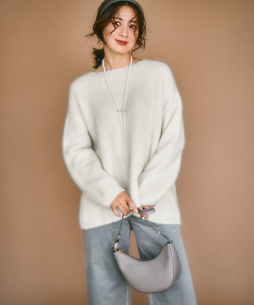 ブラッシュドアルパカ ニット（KRWOCW0462） | 23区 (Women