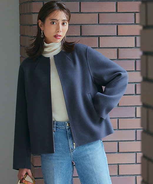 ウールリバー ショート ブルゾン（SCWWSW0406） | 23区 L