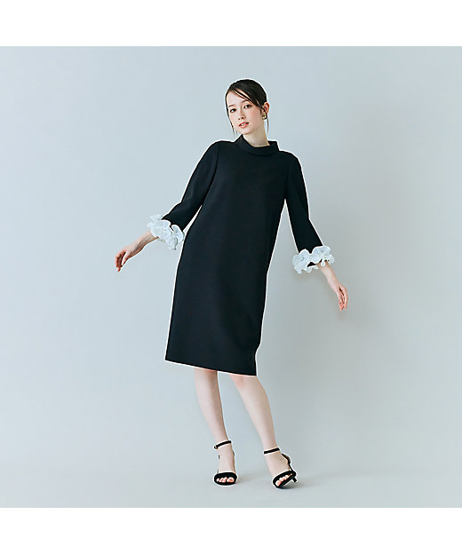 プリーツフラワー付きワンピース（83012604） | Rose Tiara