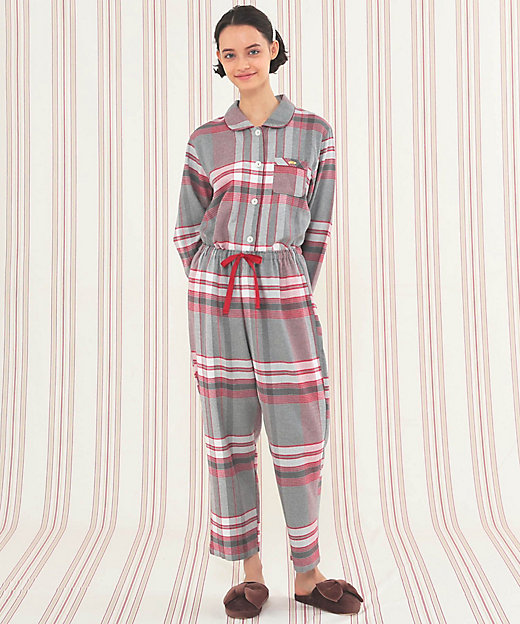 コットンフランネルチェックシャツパジャマ 25ー71404 | Narue