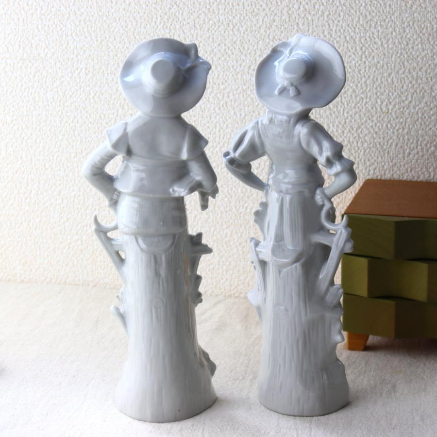 絵付け前の欧風陶器製人形 日本製 美濃焼 白い陶器製人形 ドール