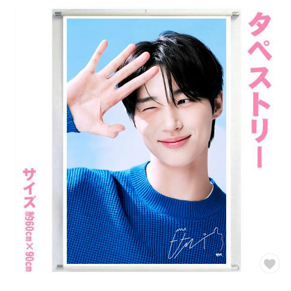 ピョンウソク ピョン・ウソク 60cm×90cmサイズ タペストリー tape0719