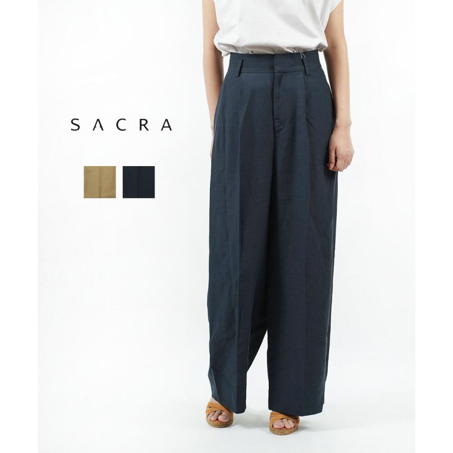 SACRA（サクラ） ワイドパンツ レディース 国内正規品 : etre!par bleu