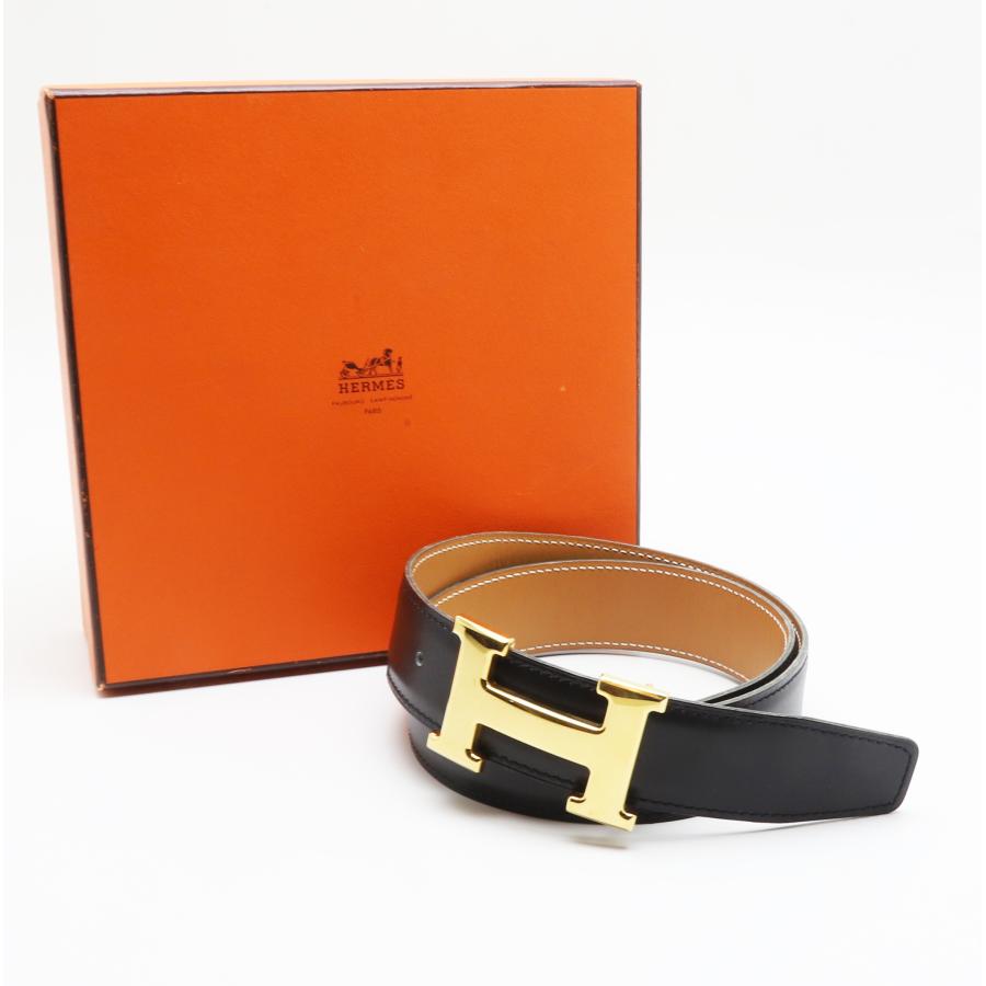 HERMES（エルメス） 中古品 ベルト コンスタンス Hベルト ブラック