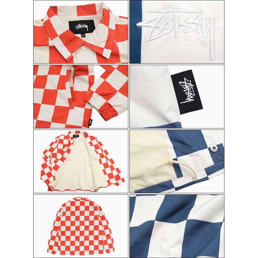 STUSSY（ステューシー） ジャケット メンズ Checker Coach(stussy JKT