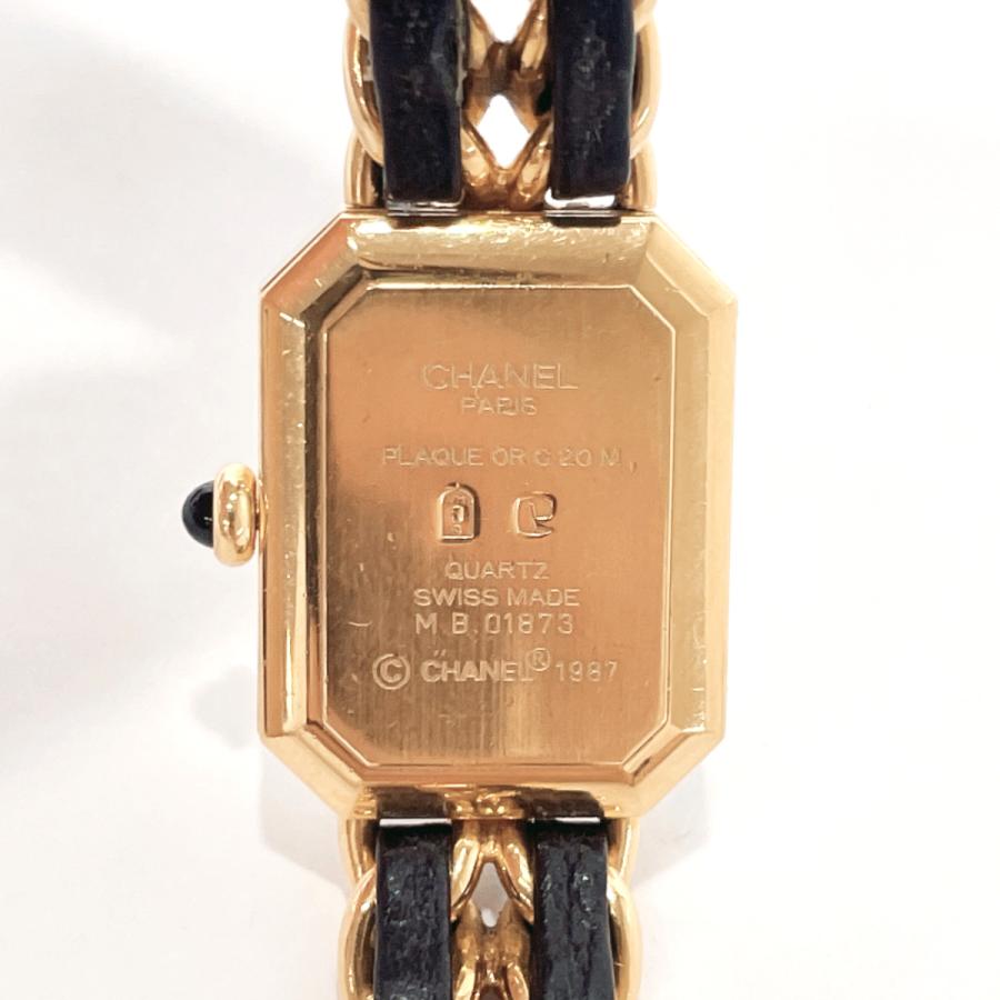 CHANEL（シャネル） 腕時計 プルミエール GP/レザー ゴールド クオーツ