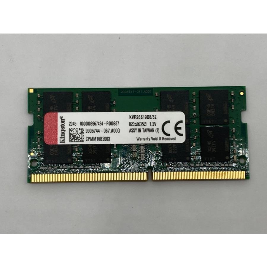 中古メモリ DDR4 2666 PC4 21300 32GBモジュール SO-DIMM non-ECC 動作