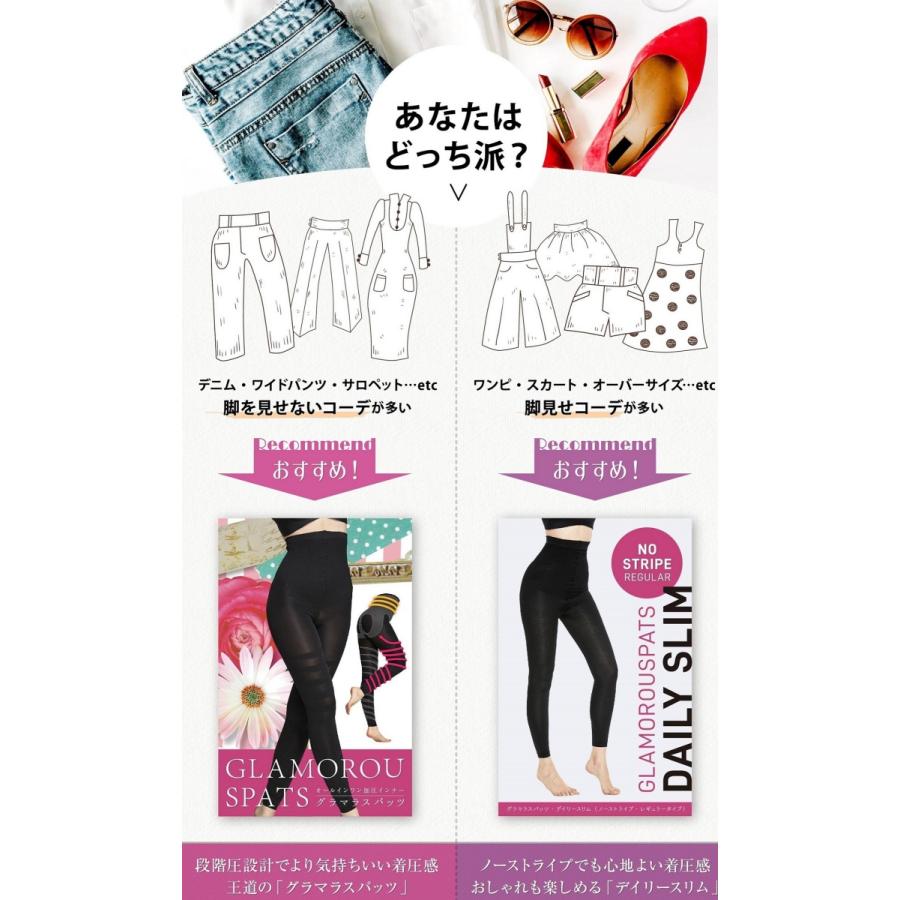 GLAMOROUS SERIES（グラマラスシリーズ） 着圧レギンス スパッツ ノー