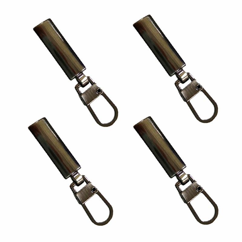 ジッパー 修理 取替 ファスナー 引き手 強力 取付簡単 シルバー