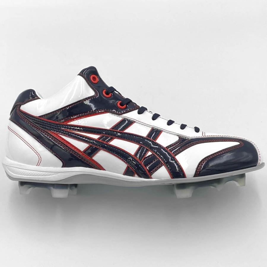 ASICS（アシックス） 【サイズ交換送料無料】ホワイト×ネイビー 野球
