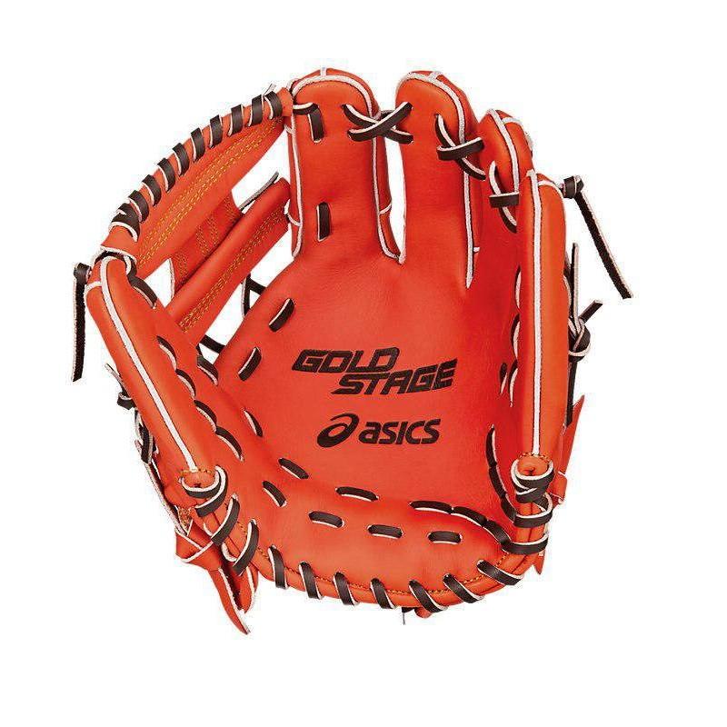 ASICS（アシックス） 野球 軟式グラブ グローブ 内野手用 ゴールド