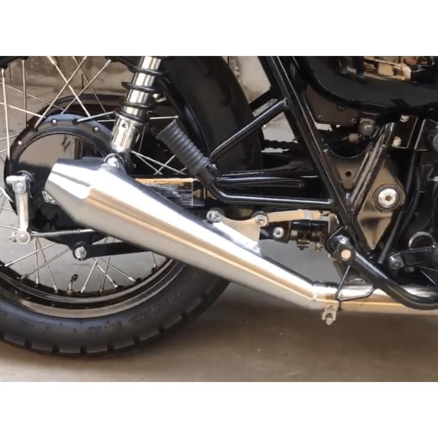 W650, W400 メガホン フルエキ マフラー MegaBrat オメガレーサー