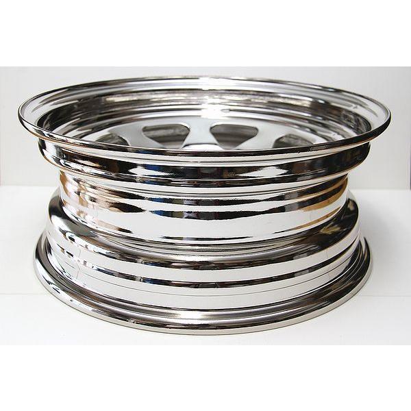 CVP 14インチ 鉄ホイール アルミクロームメッキ 5穴 PCD 114.3